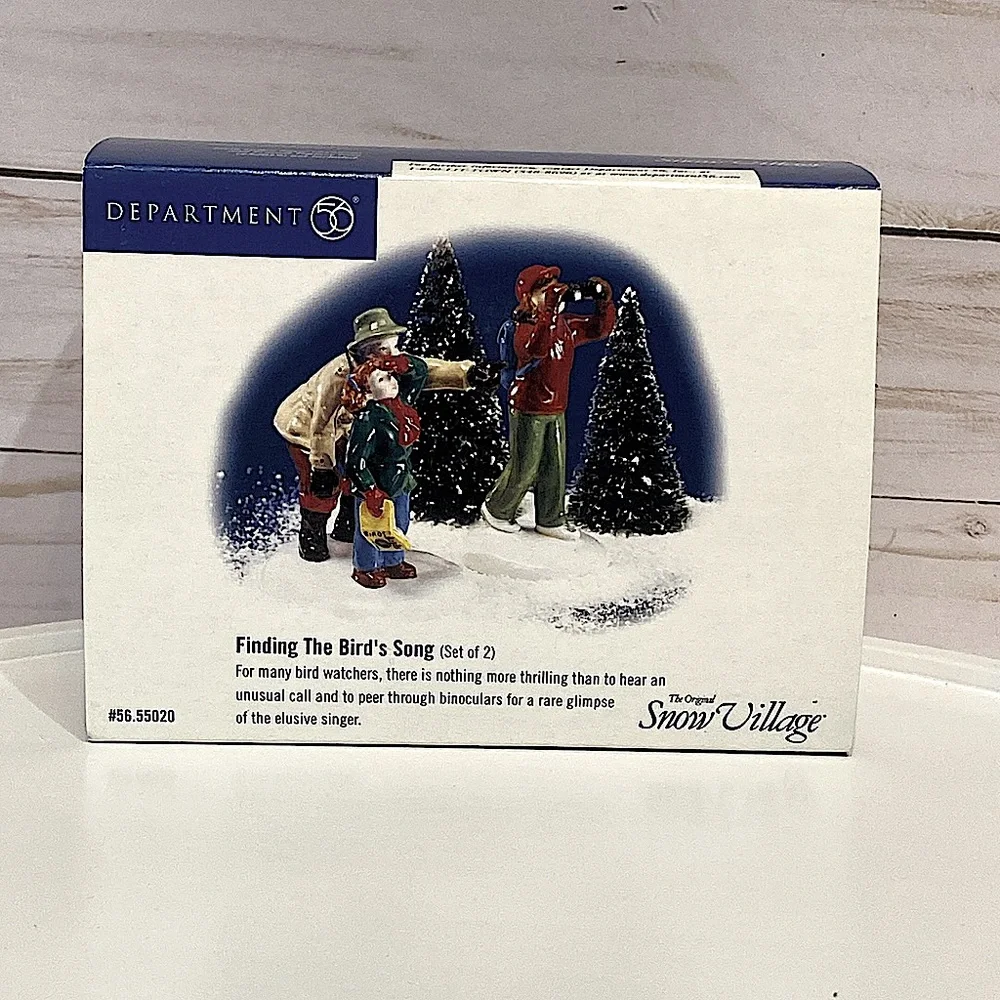 DEPARTMENT 56 - Finding The Bird’s Song - Original Snow Village - Picture 8 of 9
